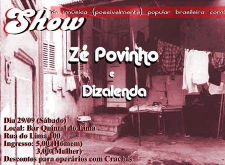 Zé Povinho e Dizalenda no Quintal
