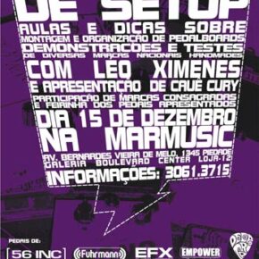 Workshop sobre Pedais na MarMusic