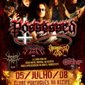 Confirmado show do Possessed no Recife