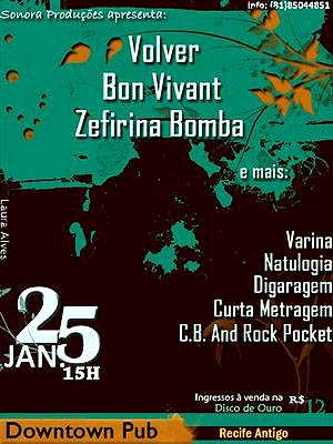 Zefirina Bomba (PB) no Downtown