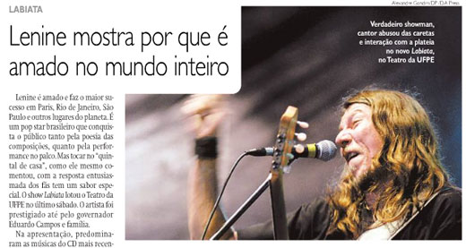 Clipping: Lenine mostra por que é amado no mundo inteiro leninedp-1