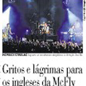 Clipping: Gritos e lágrimas para os ingleses da McFly