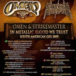 Confirmado o show de Omen e Strikemaster no Recife