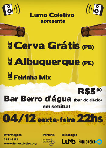 Cerva grátis no Recife