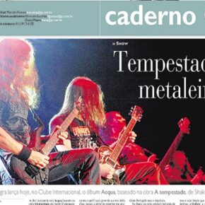 Clipping: Angra no Recife – Tempestade metaleira