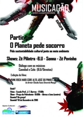 Projeto Musicação leva shows, debate e filme para público de Abreu e Lima