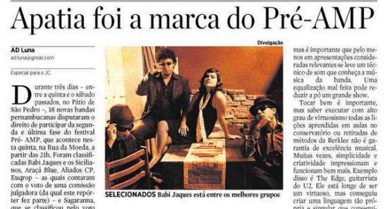 Do Jc: “Apatia foi a marca do Pré-AMP”
