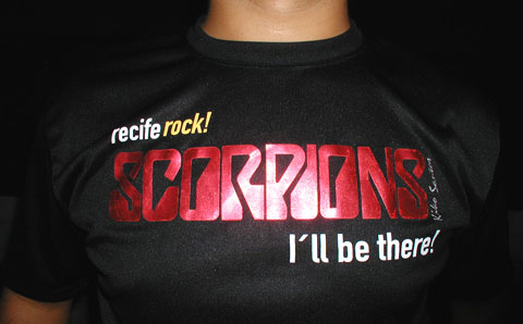 Camiseta Scorpions - RecifeRock!