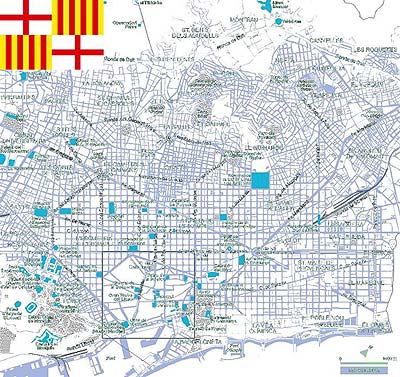 Mapa de Barcelona