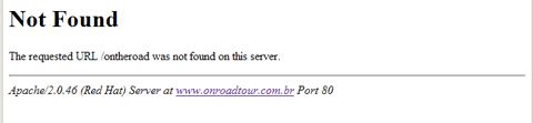On Road Tour fora do ar... On Road Tour fora do ar...