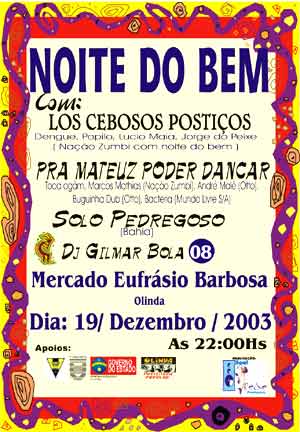 Cartaz da Festa - Noite do Bem